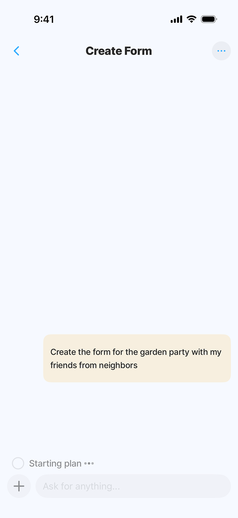 Jigx Forms - AI generating the form structure