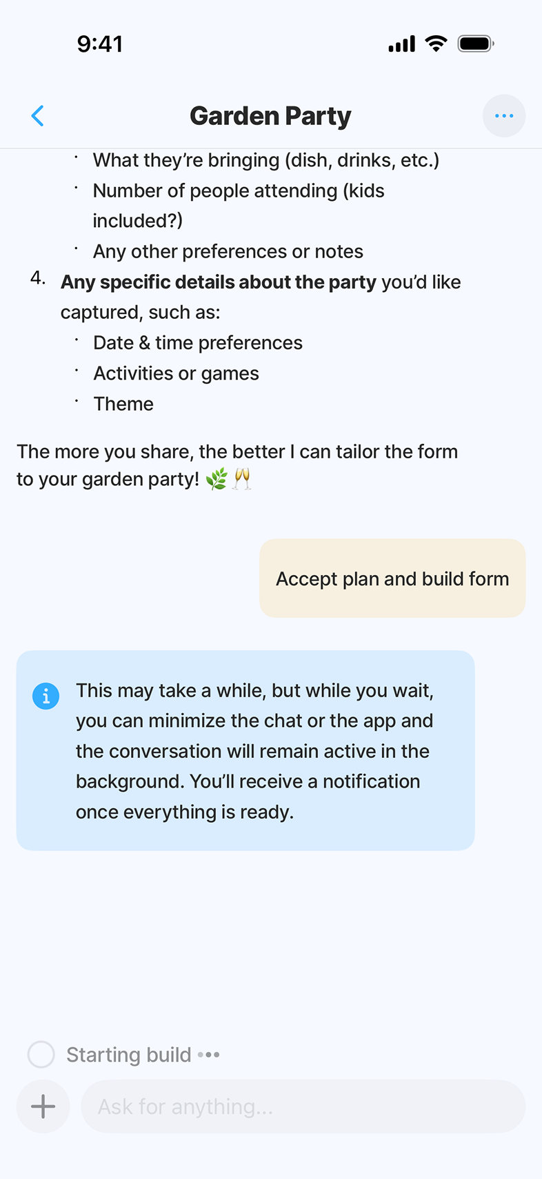 Jigx Forms - field-level tuning inside the AI Builder