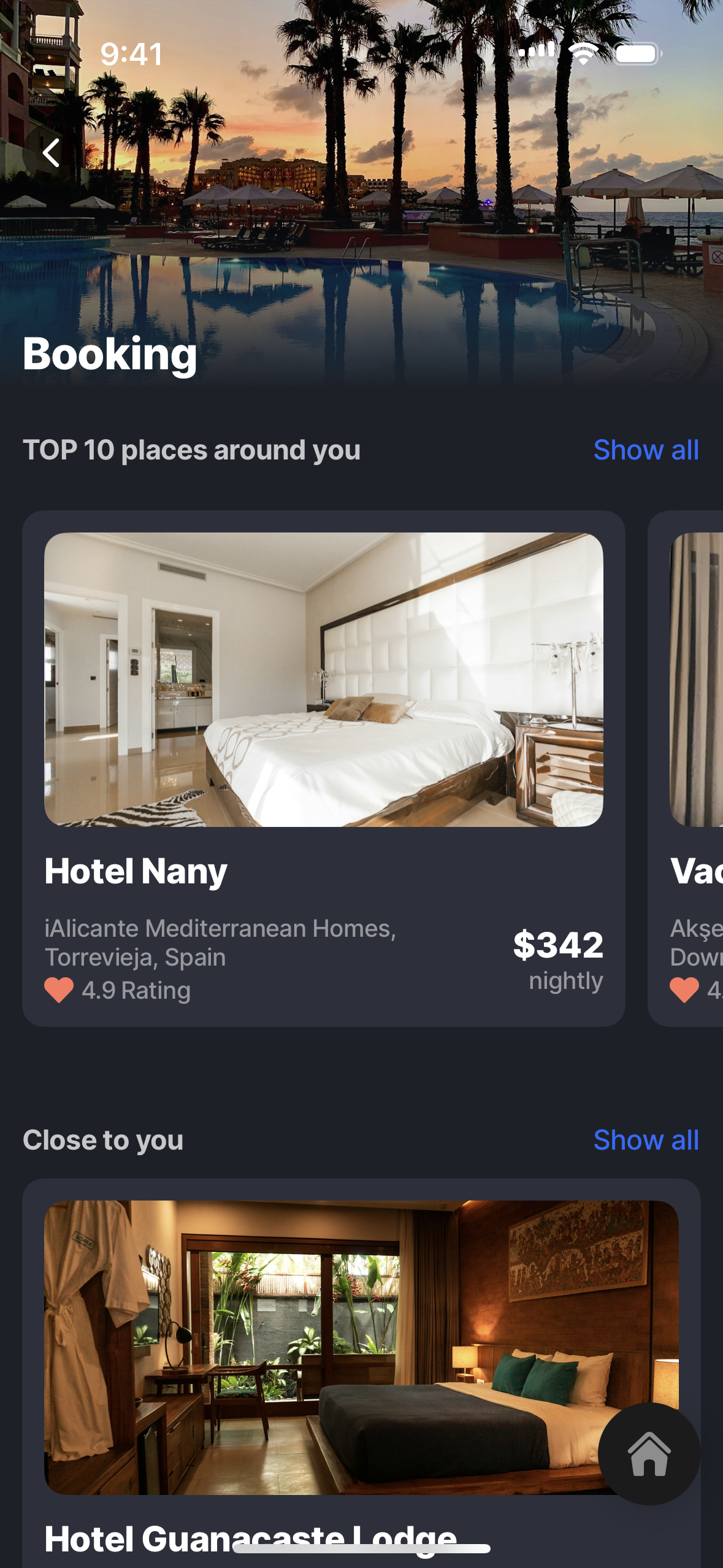 Booking app
