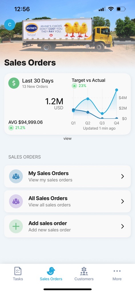 Field Sales orders